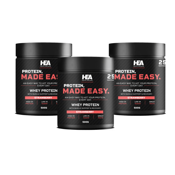 HEA  - 3PC Bundle - Whey Protein Strawberry Thumbnail